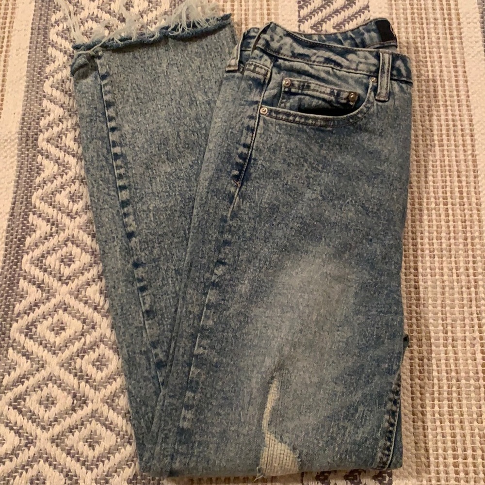 Indigo Rein Distressed Stitch jeans